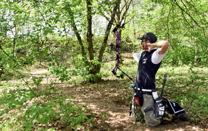 Victoire pour Sylvie en barebow sur le parcours de Hauteville-lès-Dijon