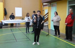 Tavaux 21 01 2018
Tristan vainqueur dernière fléche jeunes